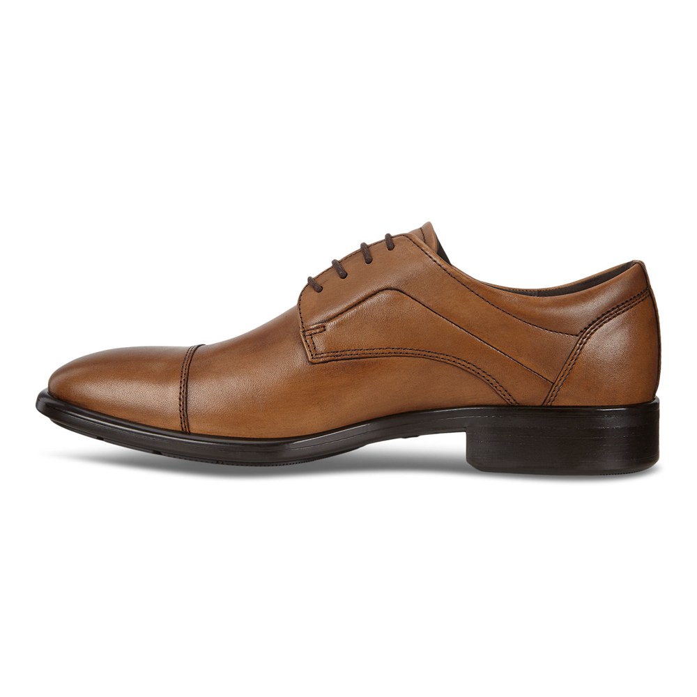 Zapatos Derby Hombre - ECCO Citytray - Marrom - DFO732965